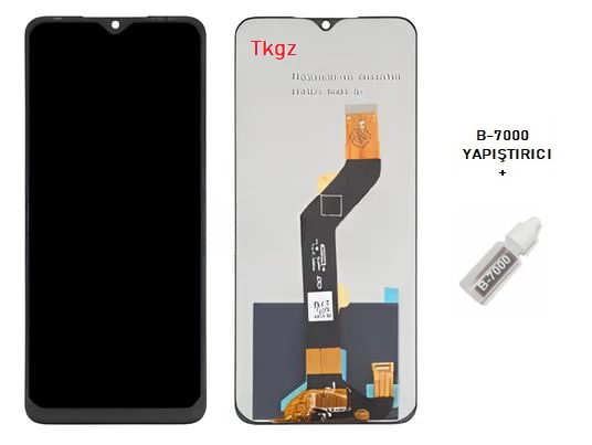 Tkgz - İnfinix HOT 10 PLAY Lcd Ekran Dokunmatik -A- Kalite + B-7000