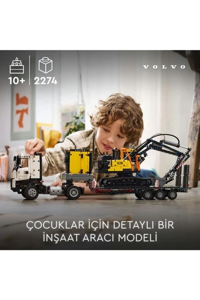 LEGO ® Technic Volvo FMX Kamyon ve EC230 Elektrikli Ekskavatör 42175 -10 Yaş ve Üzeri Set(2274 Parça) - 7