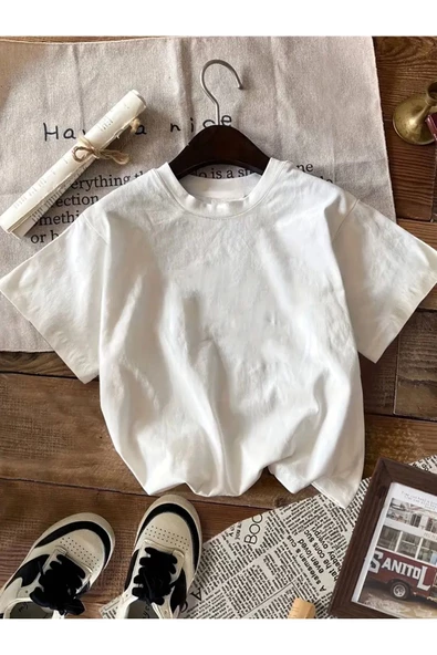 Unisex Oversize Retro Araba Baskılı T-Shirt - 2