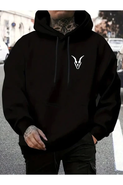 Baskılı Unisex Oversize Sweatshirt ürün görseli