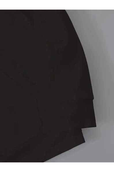 Baskılı Unisex Oversize Kapüşonlu Sweatshirt - 5