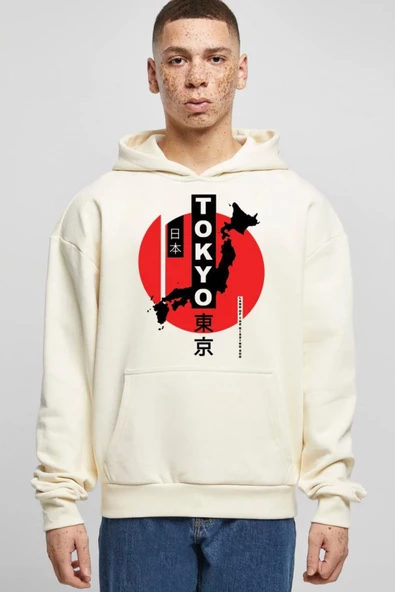 Baskılı Kapşonlu 3 İplik Sweatshirt fm1.113BJÖ ürün görseli