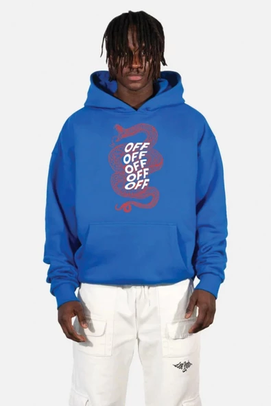 Baskılı Kapşonlu Sweatshirt fm1.111MÖ ürün görseli