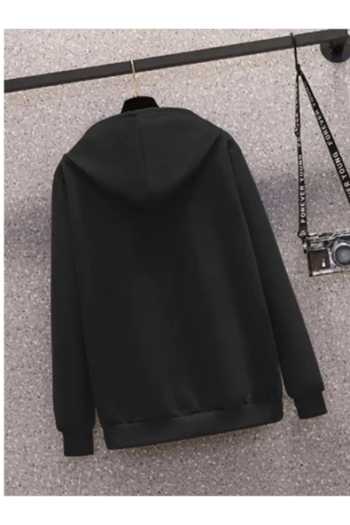 Brooklyn Baskılı Oversize Unisex Sweatshirt - Resim 2