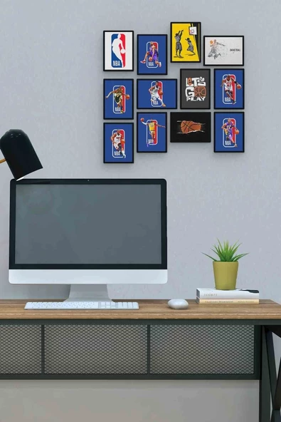 Nba 12 Parça Mdf (ahşap) Tablo Ofis Boyu