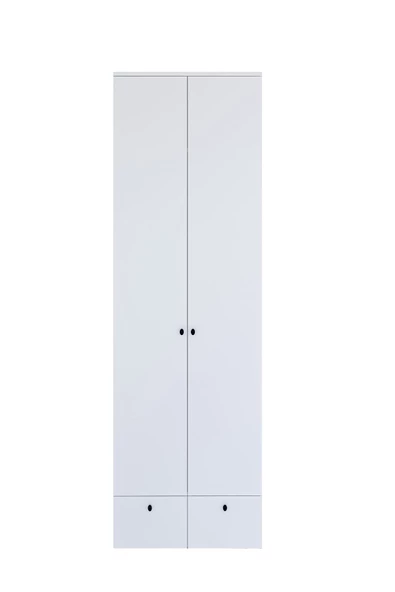 Fly Mobilya 90 Cm Beyaz Blanco Gardırop - 5