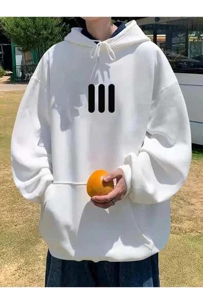 Baskılı Unisex Oversize Sweatshirt ürün görseli