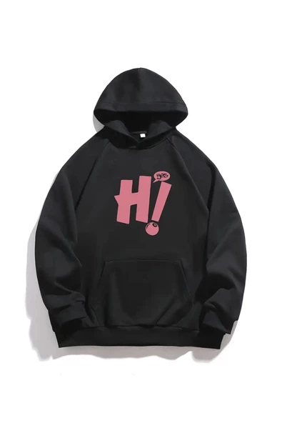 Baskılı Unisex Oversize Sweatshirt - 3