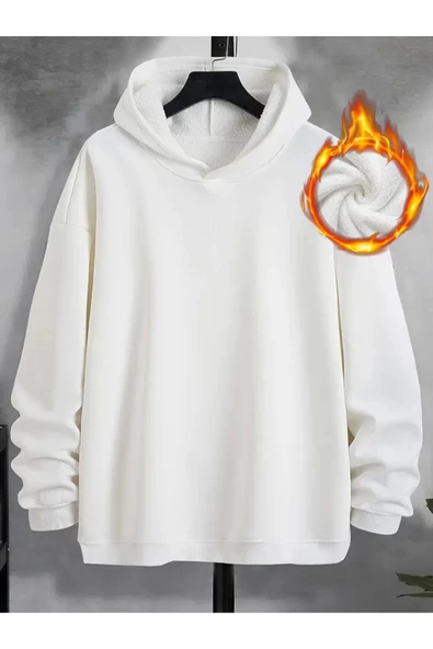 Unisex Oversize Baskısız Sweahshirt