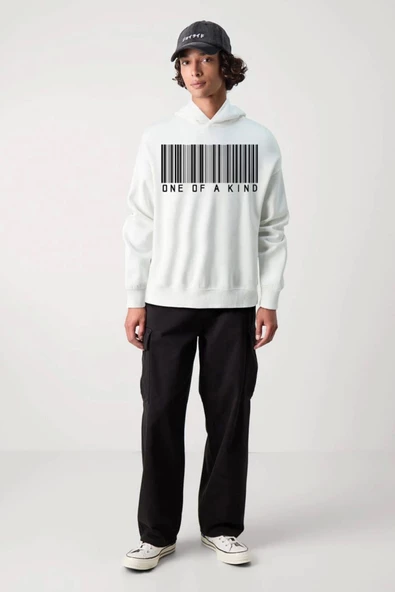 Baskılı Kapşonlu 3 İplik Sweatshirt fm1.116BÖ ürün görseli