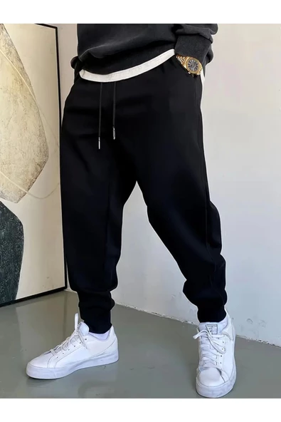 Unisex baskısız eşofman altı