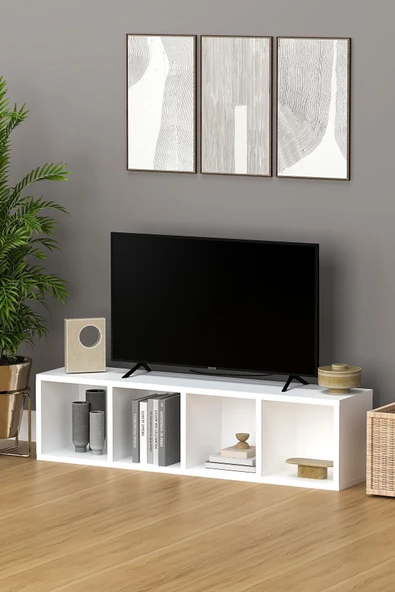 Fly Mobilya Dabi Kitaplık,modüler Kitaplık,çok Amaçlı Dolap,tv Sehpası - Fly172055 - 2