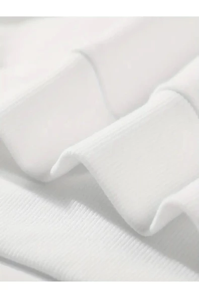 Baskılı Unisex Oversize Sweatshirt - 4