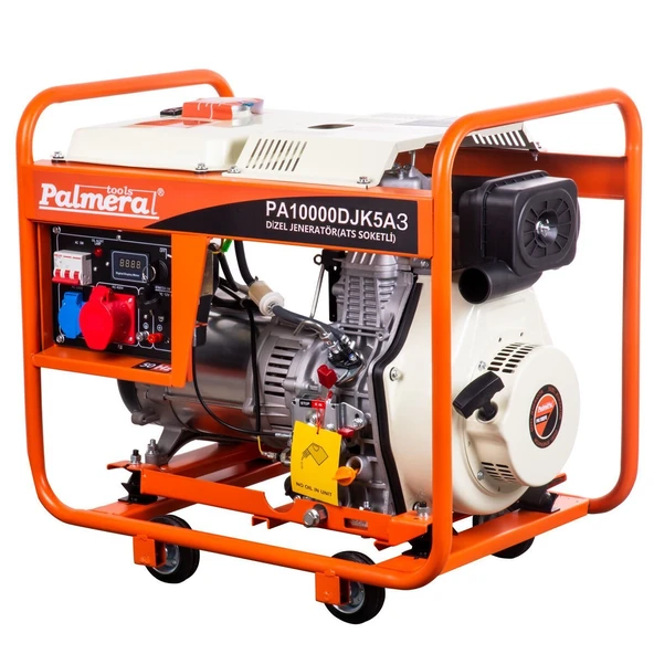 Palmera PA10000DJK5A3 euro 5 Jeneratör Dizel Marşlı ATSçıkışlı  15Hp 9.3kW Trifaze