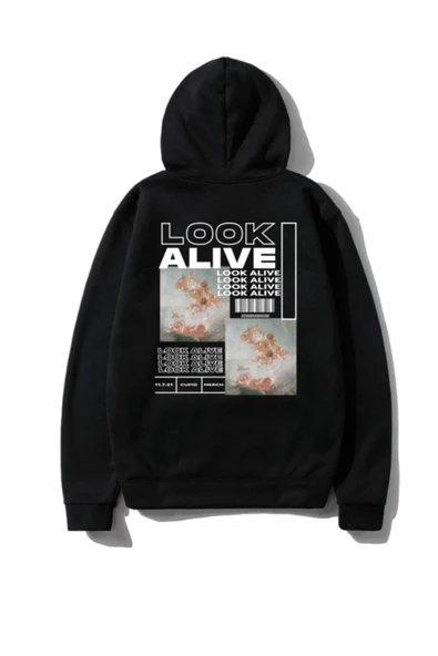 Look Alive Oversize Kapüşonlu Sweatshirt ürün görseli