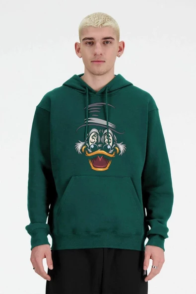 Baskılı Kapşonlu Sweatshirt fm1.109YÖ