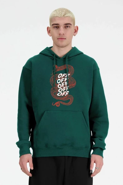 Baskılı Kapşonlu Sweatshirt fm1.111YÖ