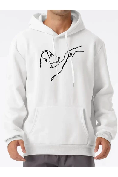 Baskılı Unisex Oversize Sweatshirt