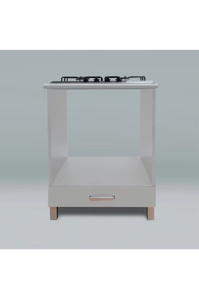 Fly Mobilya Fly Ankastre Modul - Gri- Tüm Ankastre Modüllerle Uyumlu - Resim 4