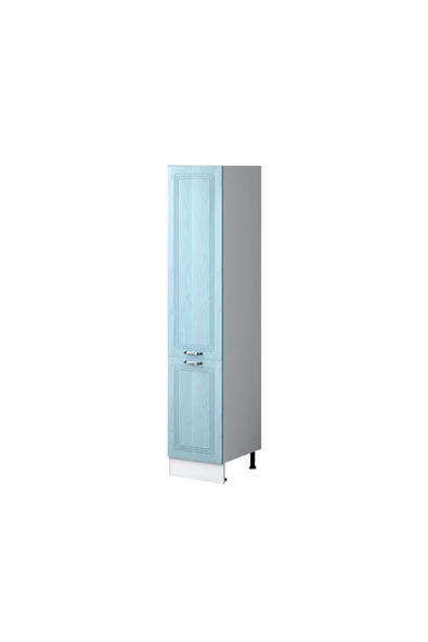 Fly Mobilya 45 Cm Pastel Mutfak Mdf Boy Dolabı, Çok Amaçlı Mutfak Uzun Boy Dolap - 4
