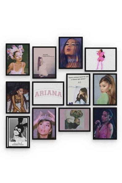 Ariana Grande 12 Parça Mdf (ahşap) Tablo Ofis Boyu - 2