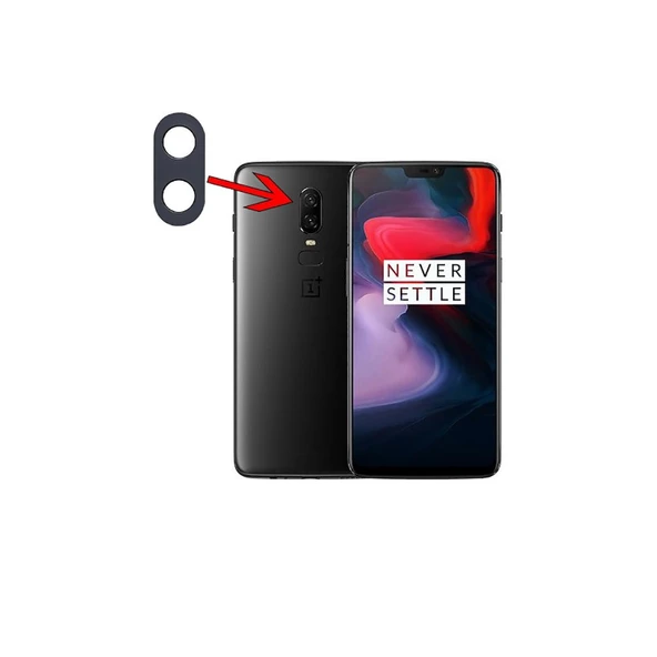 One Plus 6T İle Uyumlu Kamera Camı A6010 A6013 ürün görseli 1
