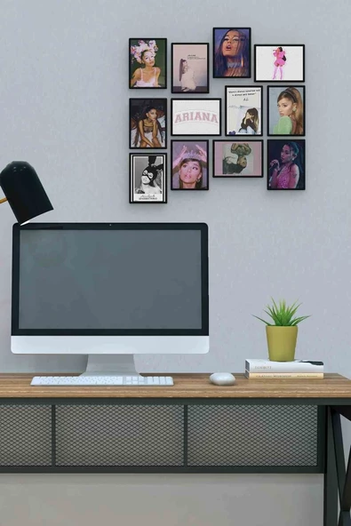 Ariana Grande 12 Parça Mdf (ahşap) Tablo Ofis Boyu
