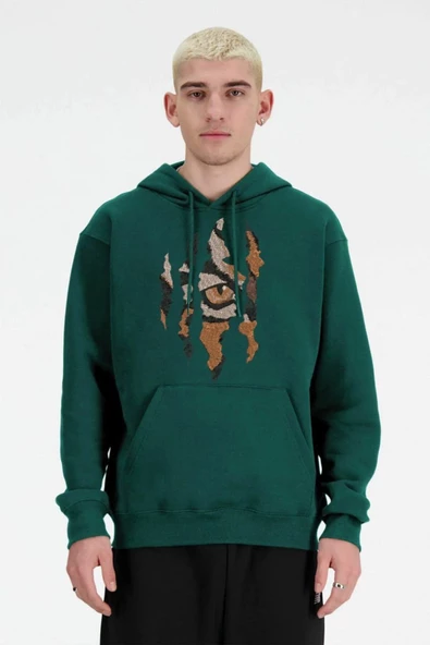 Baskılı Kapşonlu Sweatshirt fm1.107YÖ