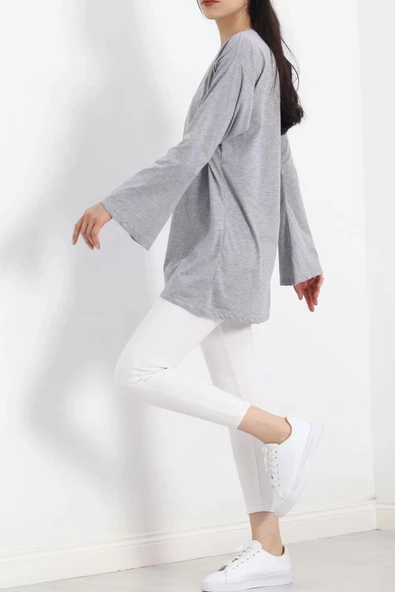 İspanyol Kol Suprem Tunik Gri - 20214.1567. - 5