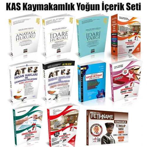 Kaymakamlık Sınavlarına Hazırlık Yoğun İçerik Tam Set 2025 - 1