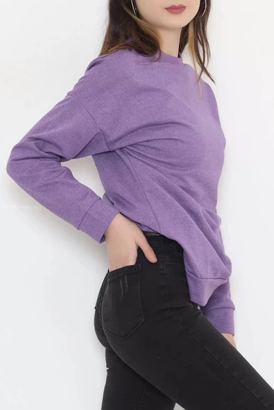 İki İplik Armalı Tunik Mor - 11938.1567. - 5