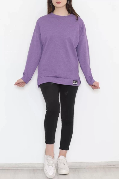 İki İplik Armalı Tunik Mor - 11938.1567. - 8