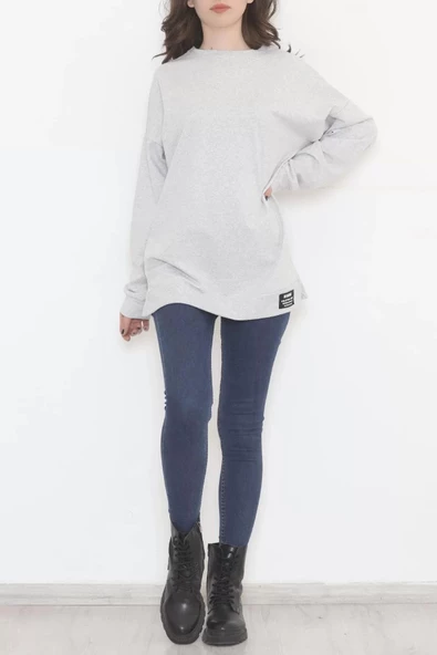 İki İplik Armalı Tunik Gri - 11938.1567. - 2