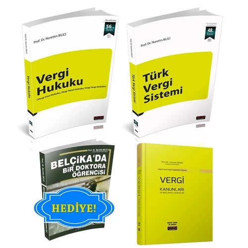 Nurettin Bilici Vergi Hukuku Seti - Savaş Yayınları