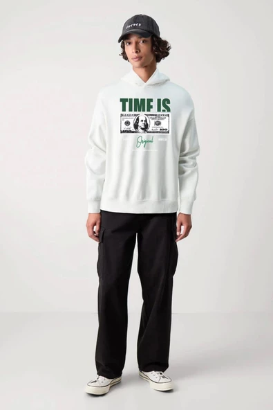 Baskılı Kapşonlu Sweatshirt fm1.103BÖ
