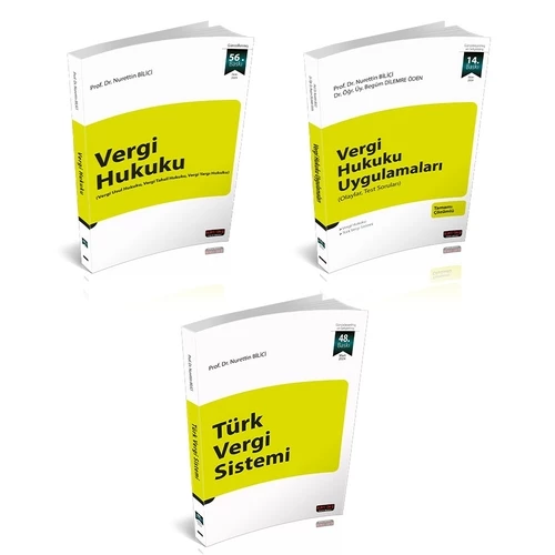 Vergi Hukuku Çalışma Seti 3 Kitap - Nurettin Bilici
