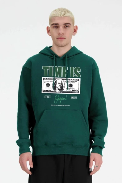 Baskılı Kapşonlu Sweatshirt fm1.103YÖ ürün görseli