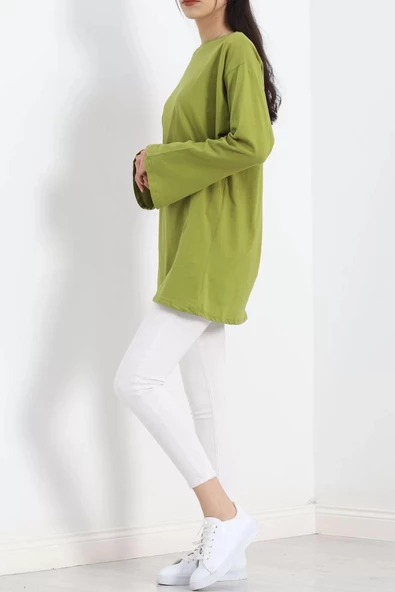 İspanyol Kol Suprem Tunik Zeytinyeşili - 20214.1567. - 4