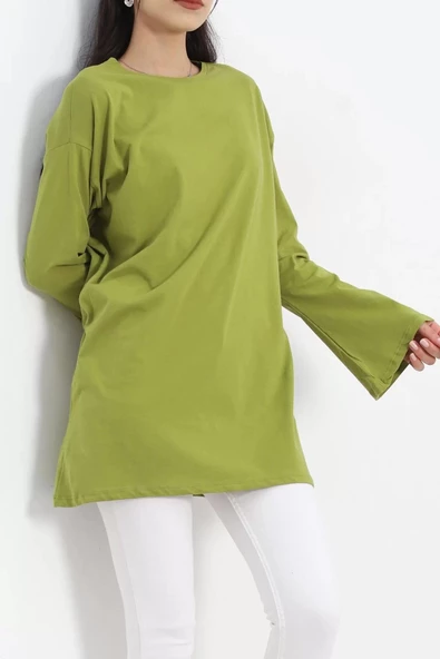 İspanyol Kol Suprem Tunik Zeytinyeşili - 20214.1567. - 3