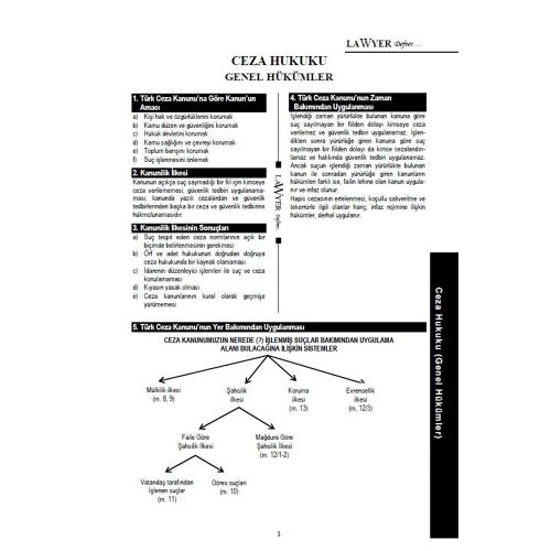 Lawyer Defter - Ceza Hukuku (G.H.) Notlu Öğrenci Defteri - 2