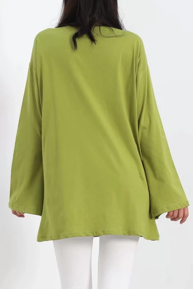İspanyol Kol Suprem Tunik Zeytinyeşili - 20214.1567. - 6