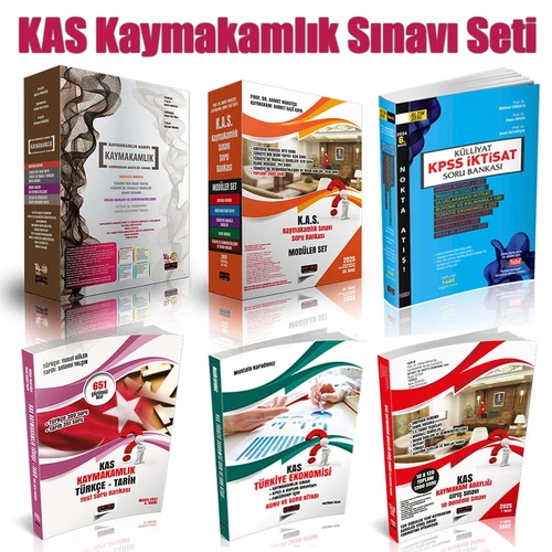 KAS Kaymakamlık Sınavı Hazırlık Seti Savaş Yayınları 2025 - 1
