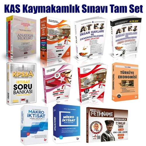 Kaymakamlık Sınavlarına Hazırlık Tam Set 2025 ürün görseli 1