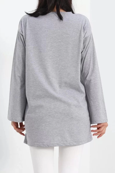 İspanyol Kol Suprem Tunik Gri - 20214.1567. - 6