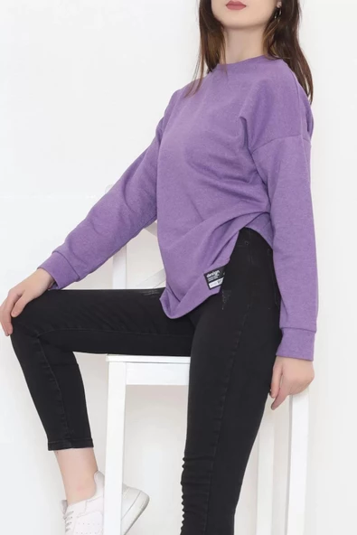 İki İplik Armalı Tunik Mor - 11938.1567. - 7