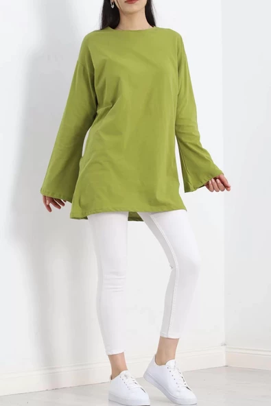 İspanyol Kol Suprem Tunik Zeytinyeşili - 20214.1567. - 5