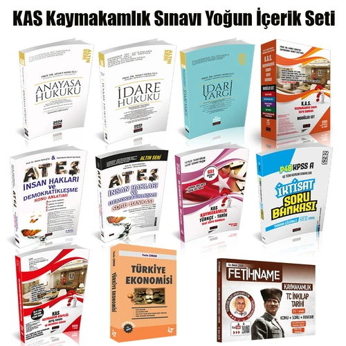 Kaymakamlık Sınavlarına Hazırlık Yoğun İçerik Tam Set 2025