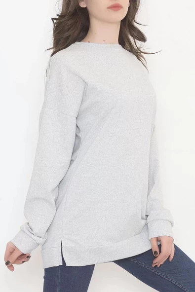 İki İplik Armalı Tunik Gri - 11938.1567. - 7