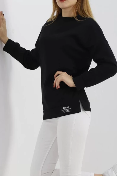 İki İplik Armalı Tunik Siyah - 11938.1567. - 2