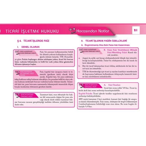 Ticaret Hukuku 1 Hocasından Ders Notları Ayşe Sarıca, Pelin Atila Yörük 2022 - 3